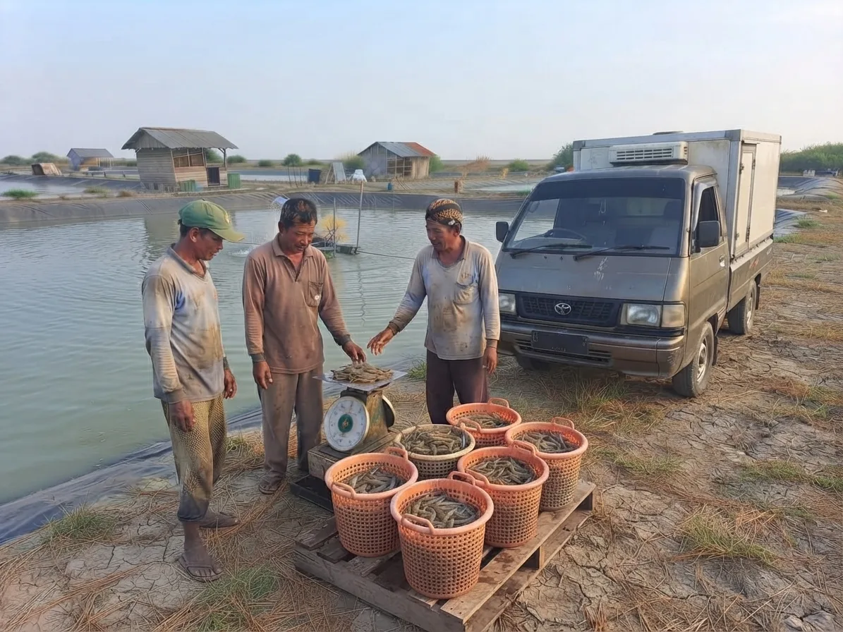 Pemasaran & Penjualan Hasil Panen Tambak Udang