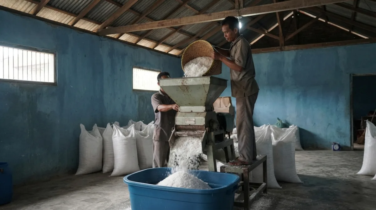 Penggilingan Garam (Crushing)